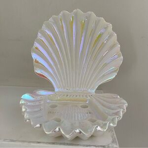 Bath & body works iridescent, mermaid, seashell soap holder